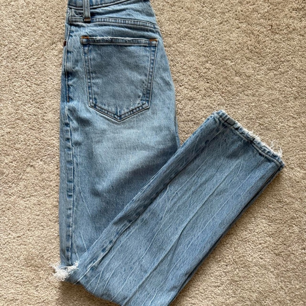 Abercrombie & Fitch Light Blue Straight Leg Jeans